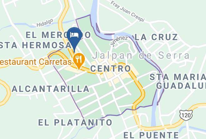 Jalpan De Serra - Meson De Caporales Maps