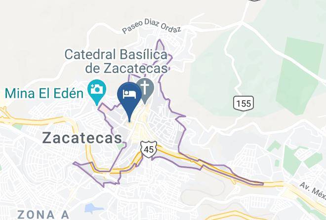 Zacatecas Zacatecas Centro - Meson De Jobito Maps