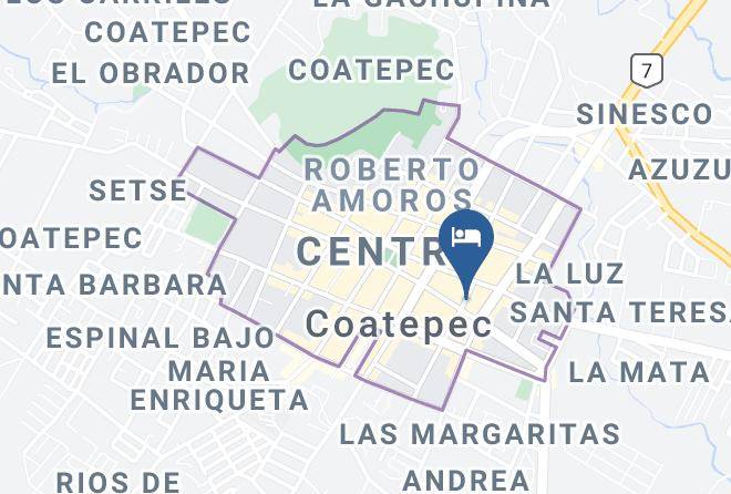 Coatepec - Hotel Posada Coatepec Maps