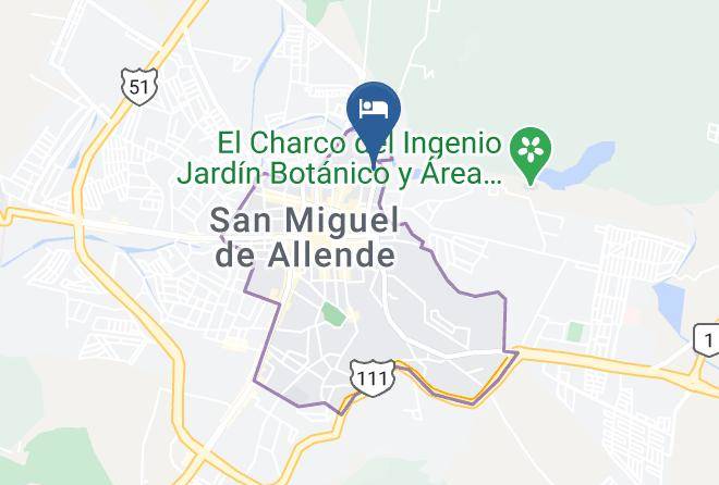 San Miguel De Allende - Meson Del Conde Maps