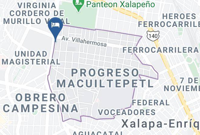 Xalapa - Meson Real Hotel & Suites Maps