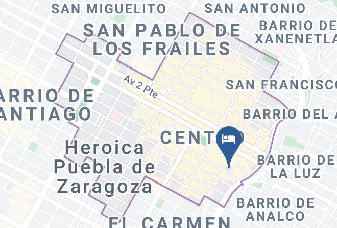 Heroica Puebla De Zaragoza Puebla - Meson Sacristia De La Compania Maps
