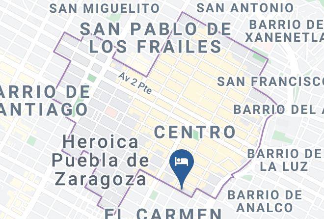 Puebla Puebla - Meson Sacristia De La Soledad Maps