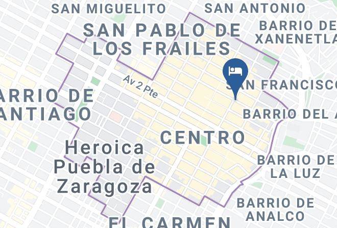Heroica Puebla De Zaragoza Puebla - Meson Santa Teresa Maps