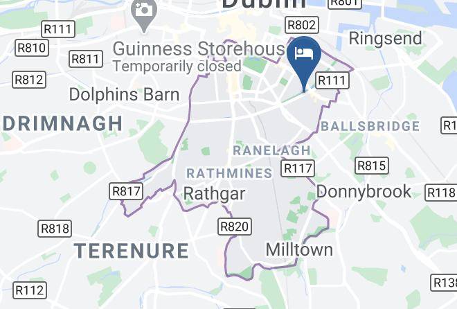 Dublin City - Mespil Hotel Maps