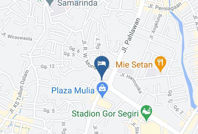 Samarinda - Mesra Alamanda Hotel Maps