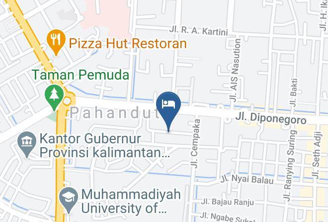 Kota Palangka Raya - Mess Dahlia Indah Maps