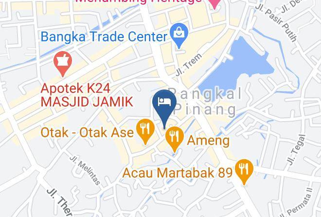 Kota Pangkal Pinang - Mess Wongso Maps