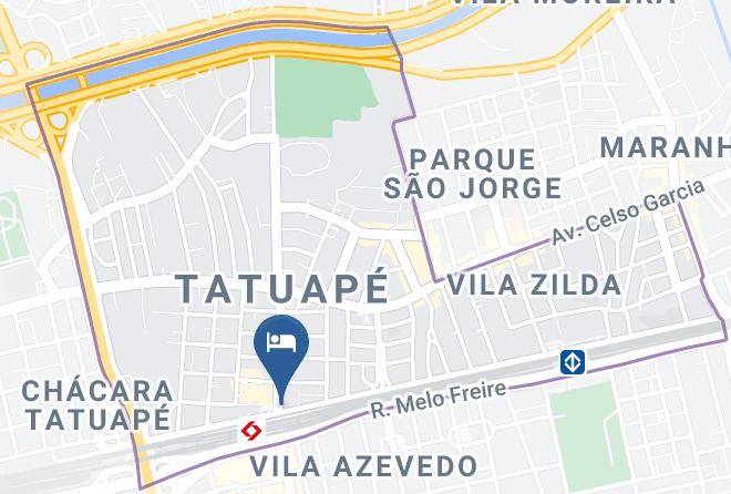 Sao Paulo Tatuape - Messalina Motel Tatuape Maps