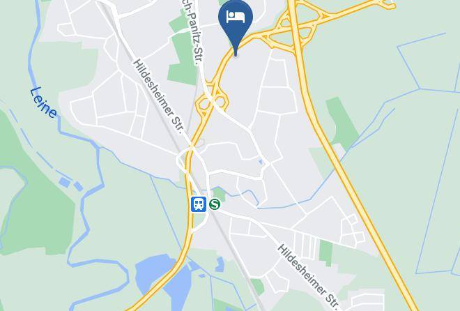 Stadt Hannover - Messe Motel Laatzen Maps