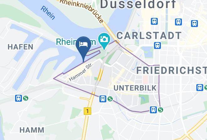 Dusseldorf - Messecruise Business Hotelship Dusseldorf Maps