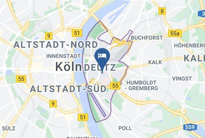 Cologne - Messehotel Koln Deutz Maps