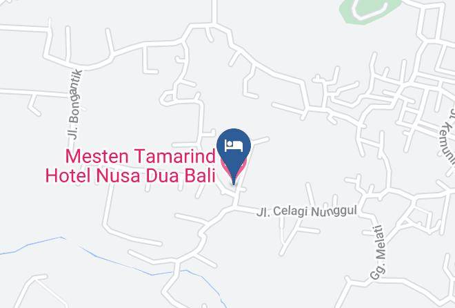 Badung Regency - Mesten Tamarind Hotel Nusa Dua Bali Maps