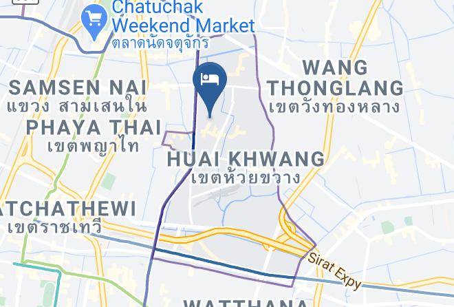 Huai Khwang - Mestyle Garage Hotel Maps