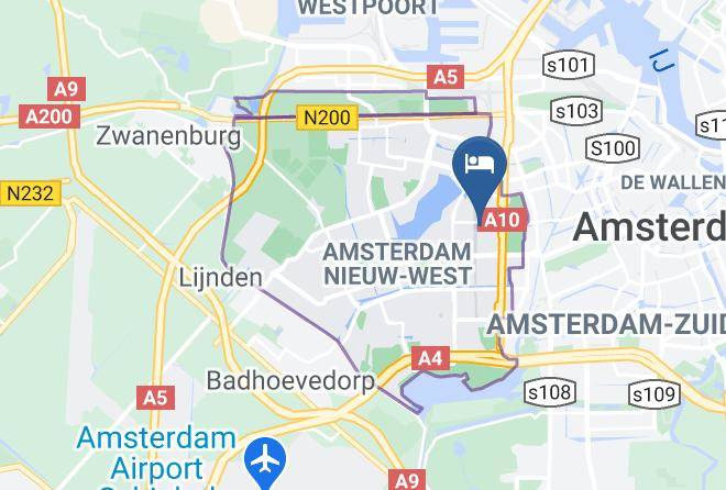 Amsterdam - Met Hotel Amsterdam Maps
