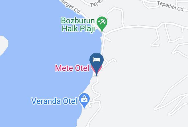 Marmaris - Mete Otel Maps