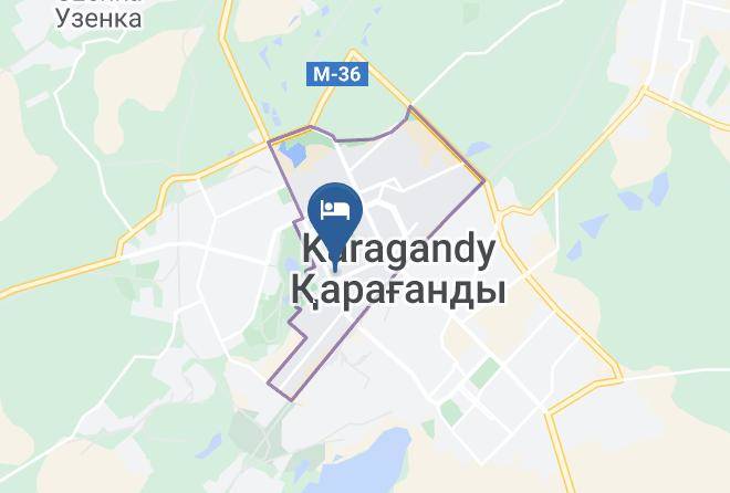 Karaganda - Metelitsa Hotel Maps