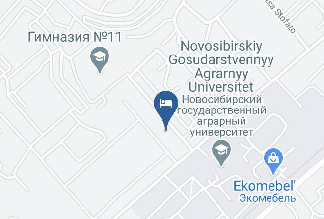 Novosibirsk - Metelitsa Hotel Maps