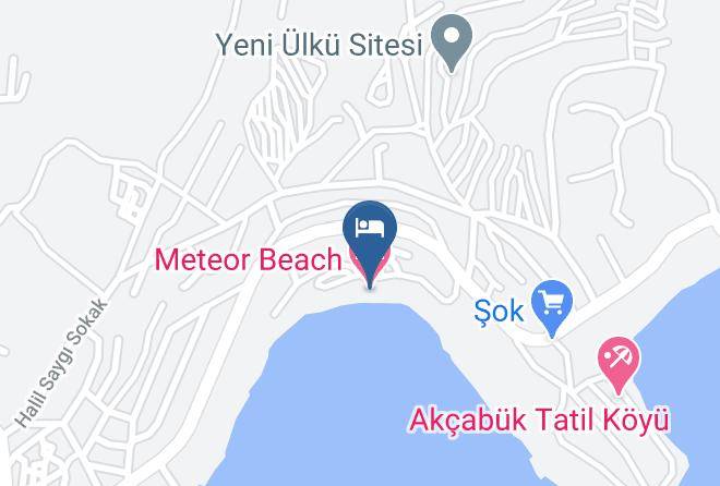 Akyarlar - Meteor Beach Hotel Maps