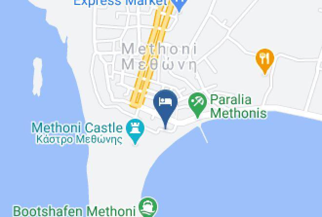 Messinia - Methoni Beach Hotel Maps