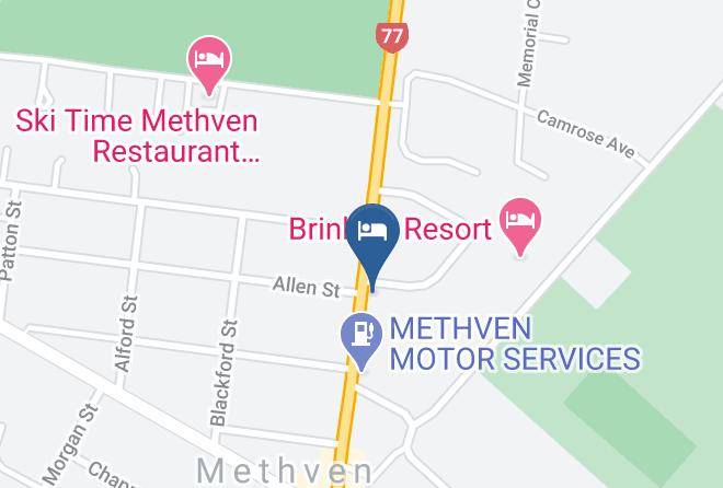Ashburton - Methven Lodge & Bnb Maps
