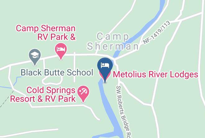 Jefferson - Metolius River Lodges Llc Maps