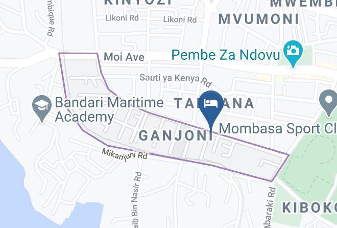Mombasa - Metric Annex Hotel Maps