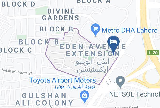 Islamabad - Metro Crown Safari Hotel Airport Maps