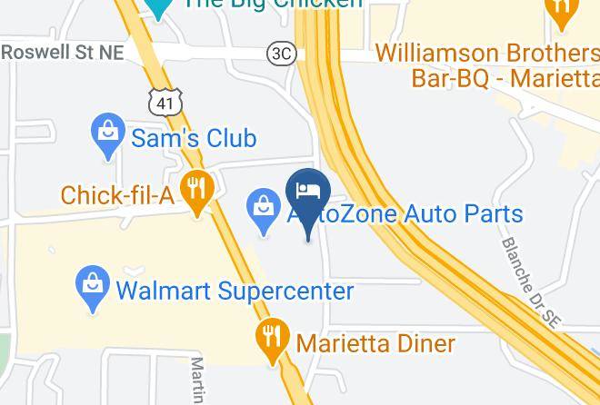 Cobb - Metro Extended Stay Hotel Maps