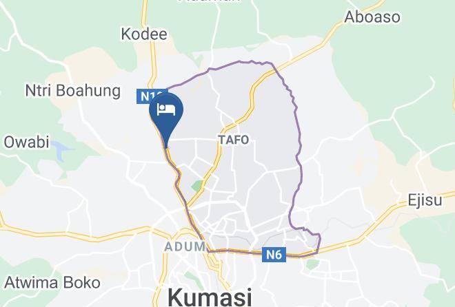 Kumasi - Metro Gold Hotel Maps