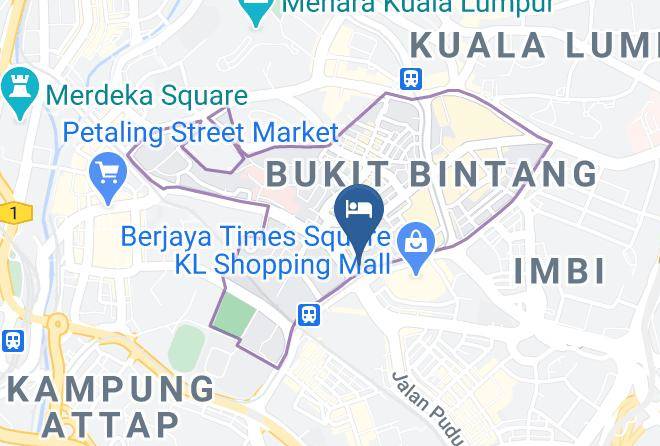 Kuala Lumpur - Metro Hotel Bukit Bintang Maps