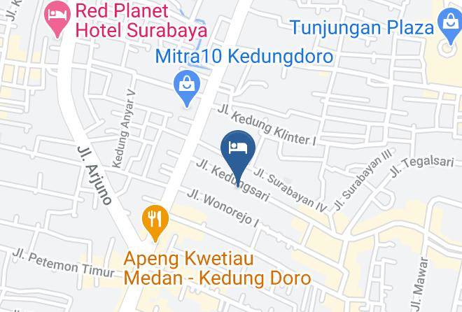 Kota Surabaya - Metro Hotel Maps