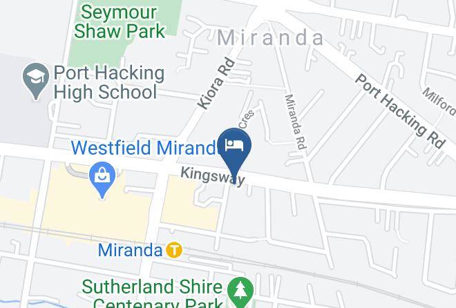 Sutherland Shire - Metro Hotel Miranda Maps