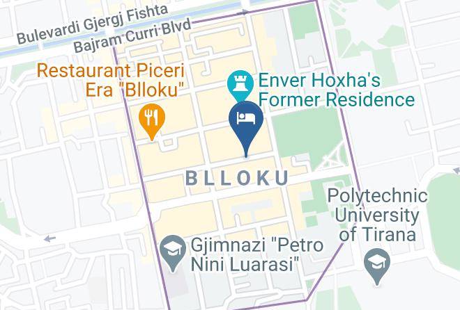 Metro Hotel Tirana Map