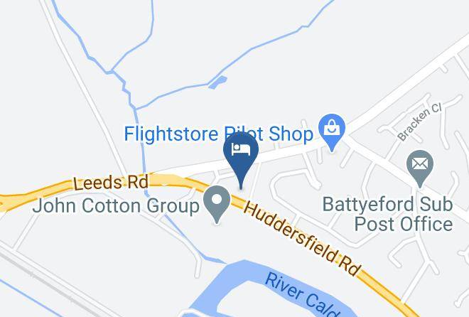 Metro Inns Huddersfield Map