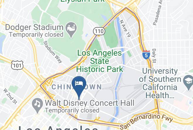 Los Angeles - Metro Plaza Hotel Los Angeles Maps