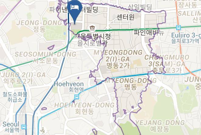 Junggu - Metro Spa Cabin Seoul Maps