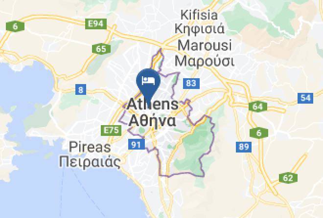 Central Athens - Metro Suite Athens Cozy Suites Maps