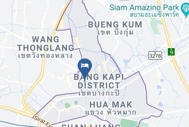 Bang Kapi District - Metropoint Bangkok Hotel Maps
