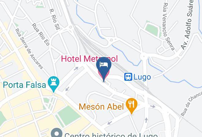 Lugo - Hotel Metropol Maps