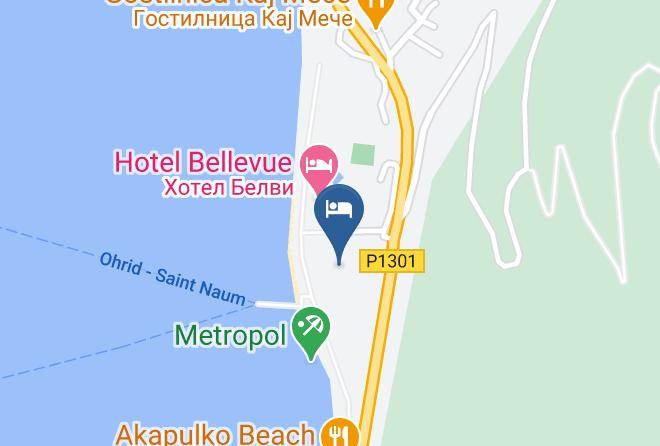 Ohrid - Hotel Metropol Maps