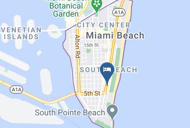 Metropole Suites South Beach Map