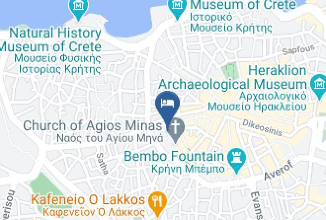 Iraklion - Metropole Urban Hotel Maps