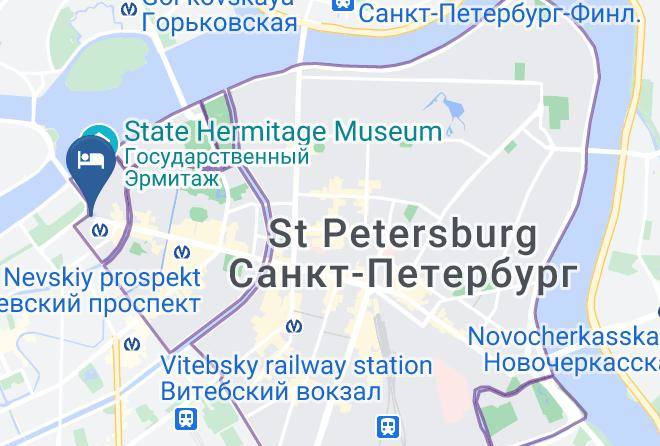 Saint Petersburg - Metropolis Hotel Maps