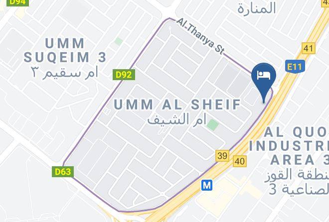 Dubai - Metropolitan Hotel Dubai Maps