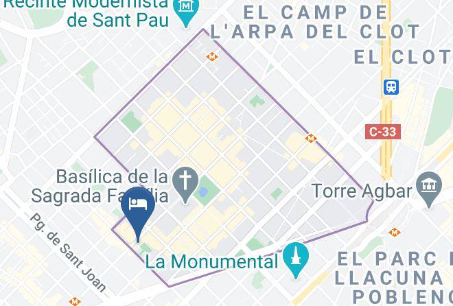 Metropolitan Sagrada Familia Map