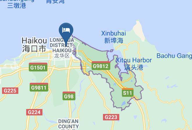Haikou - Metropolo Haikou Wuzhishan Hot Spring Hotel Maps
