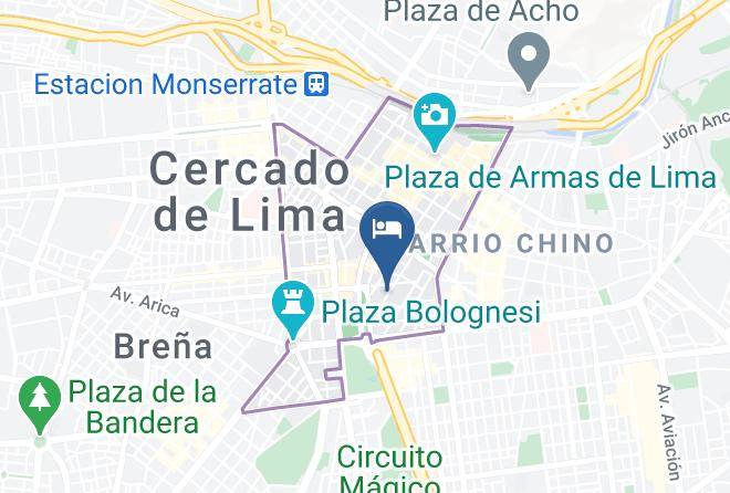 Lima - Metropolois Hotel Maps