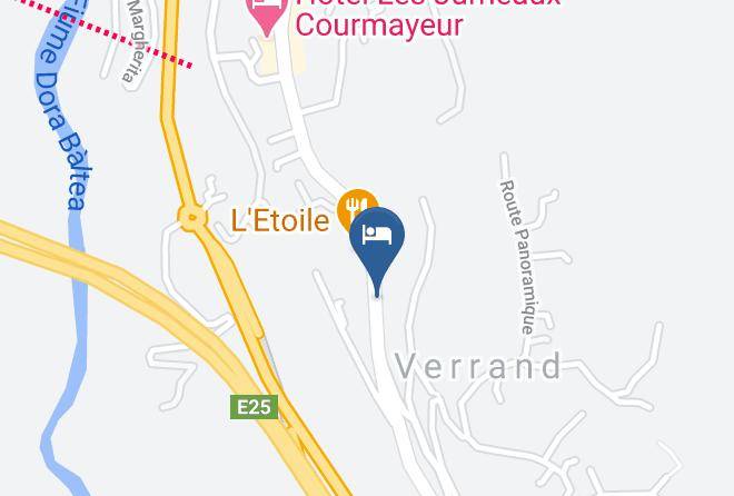 Aosta - Meuble Residence Checrouit Maps