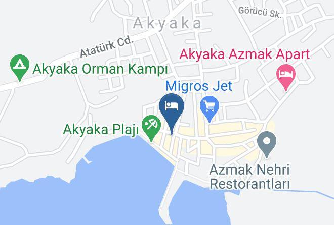 Mevsim Otel Akyaka Otel Map
